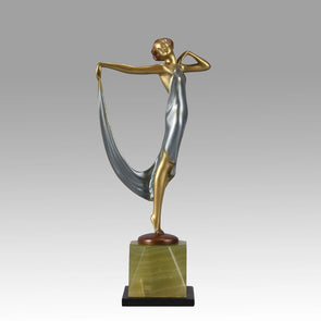 Josef Lorenzl Elegante - Art Deco Bronze Sculptures -  Hickmet Fine Arts