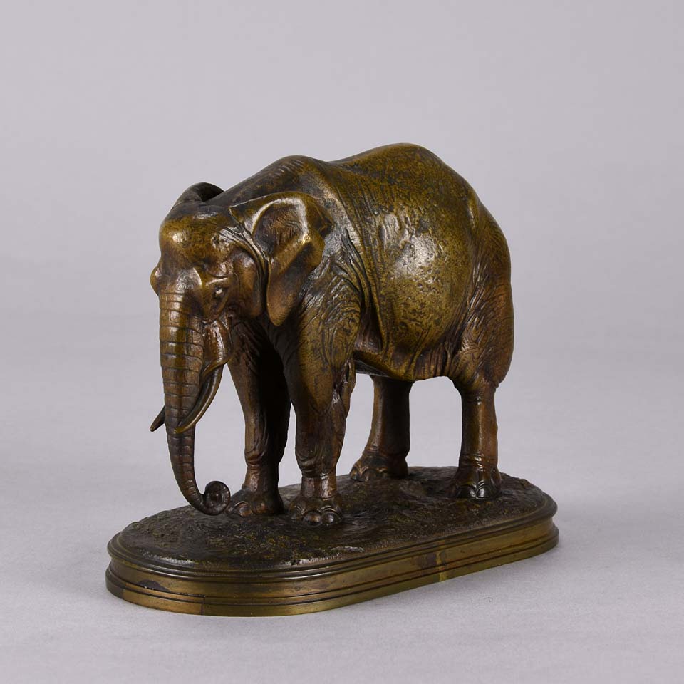 French Bronze Elephant 