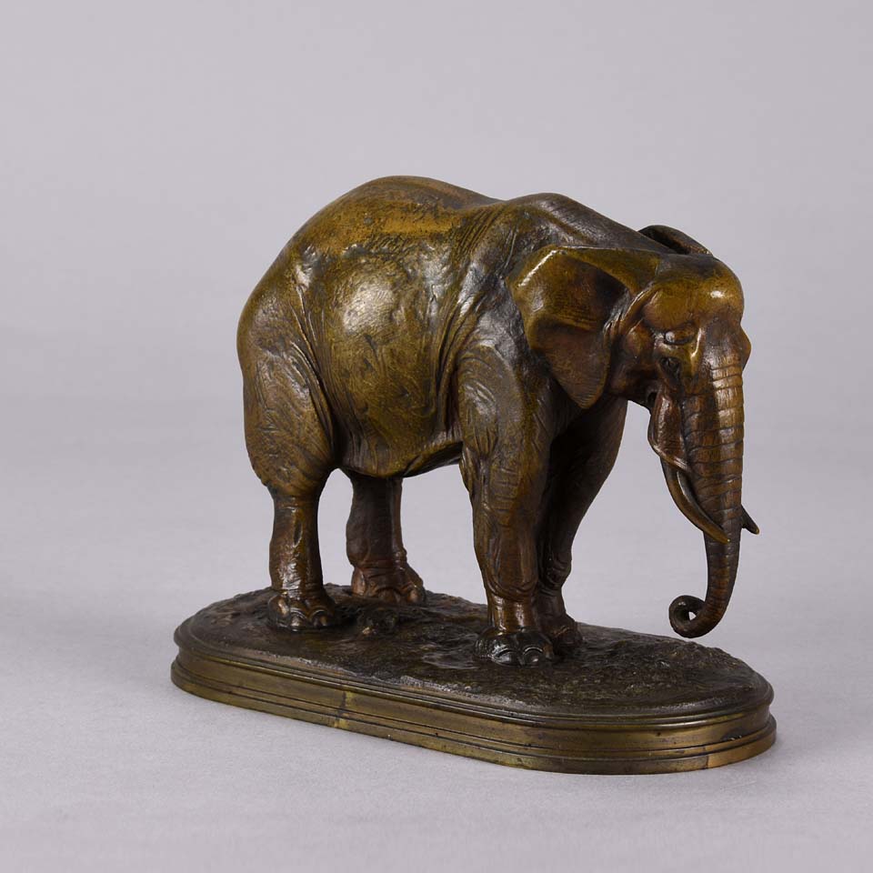 French Bronze Elephant 