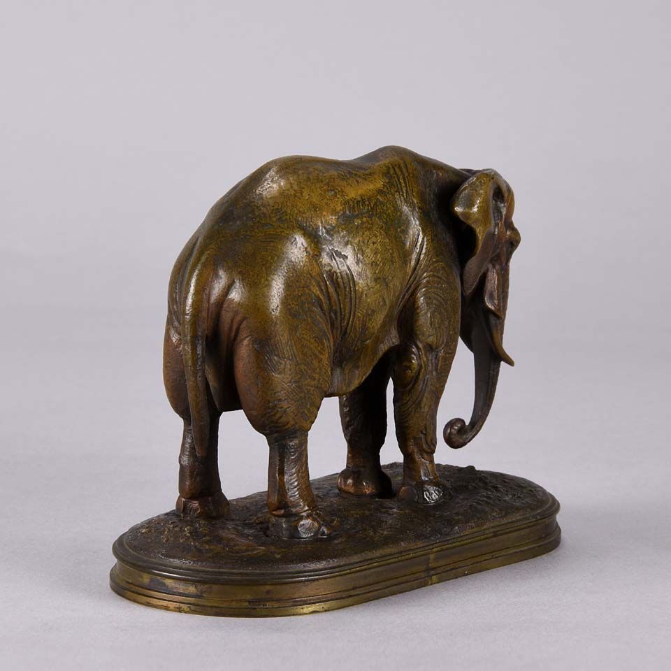 French Bronze Elephant 