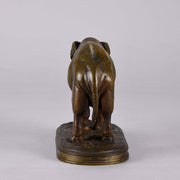 French Bronze Elephant 