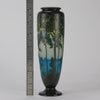 "Deep Blue Landscape Vase" by Emile Gallé - Hickmet Fine Arts