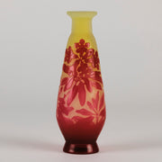 Emile Galle - Art Nouveau Glass - Galle vase - Cabinet Vase - art nouveau glass vase – Hickmet Fine Arts