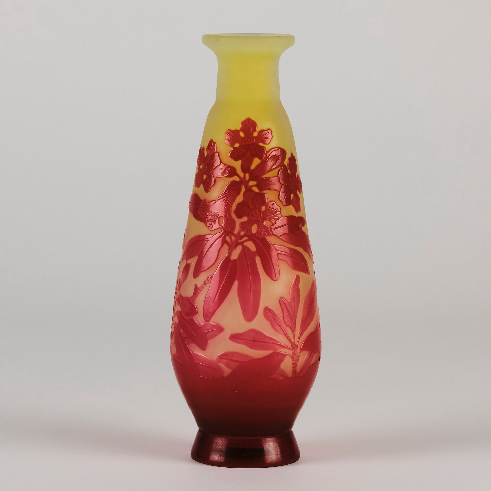 Emile Galle - Art Nouveau Glass - Galle vase - Cabinet Vase - art nouveau glass vase – Hickmet Fine Arts