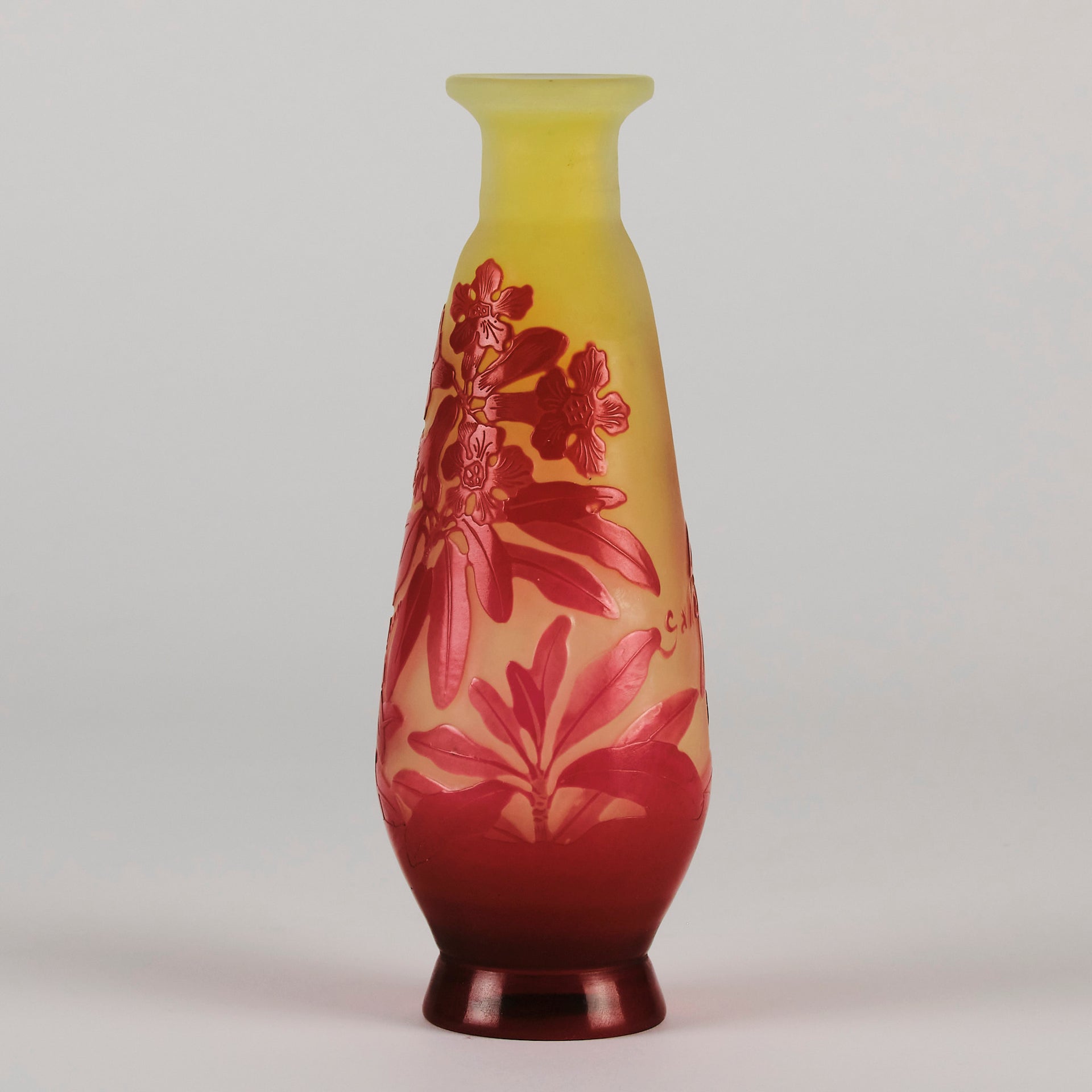 Emile Galle - Art Nouveau Glass - Galle vase - Cabinet Vase - art nouveau glass vase – Hickmet Fine Arts