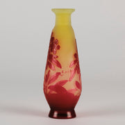 Emile Galle - Art Nouveau Glass - Galle vase - Cabinet Vase - art nouveau glass vase – Hickmet Fine Arts