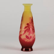 Emile Galle - Art Nouveau Glass - Galle vase - Cabinet Vase - art nouveau glass vase – Hickmet Fine Arts