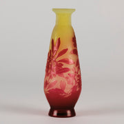 Emile Galle - Art Nouveau Glass - Galle vase - Cabinet Vase - art nouveau glass vase – Hickmet Fine Arts