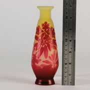 Emile Galle - Art Nouveau Glass - Galle vase - Cabinet Vase - art nouveau glass vase – Hickmet Fine Arts