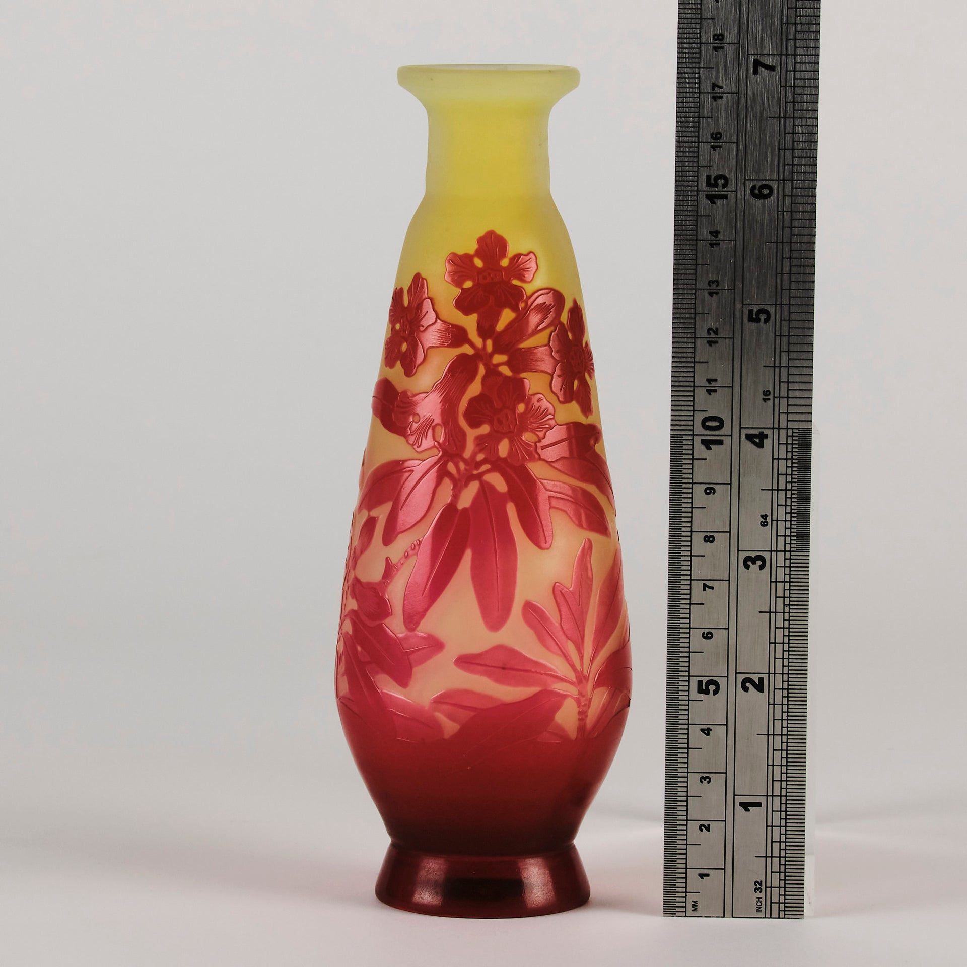 Emile Galle - Art Nouveau Glass - Galle vase - Cabinet Vase - art nouveau glass vase – Hickmet Fine Arts