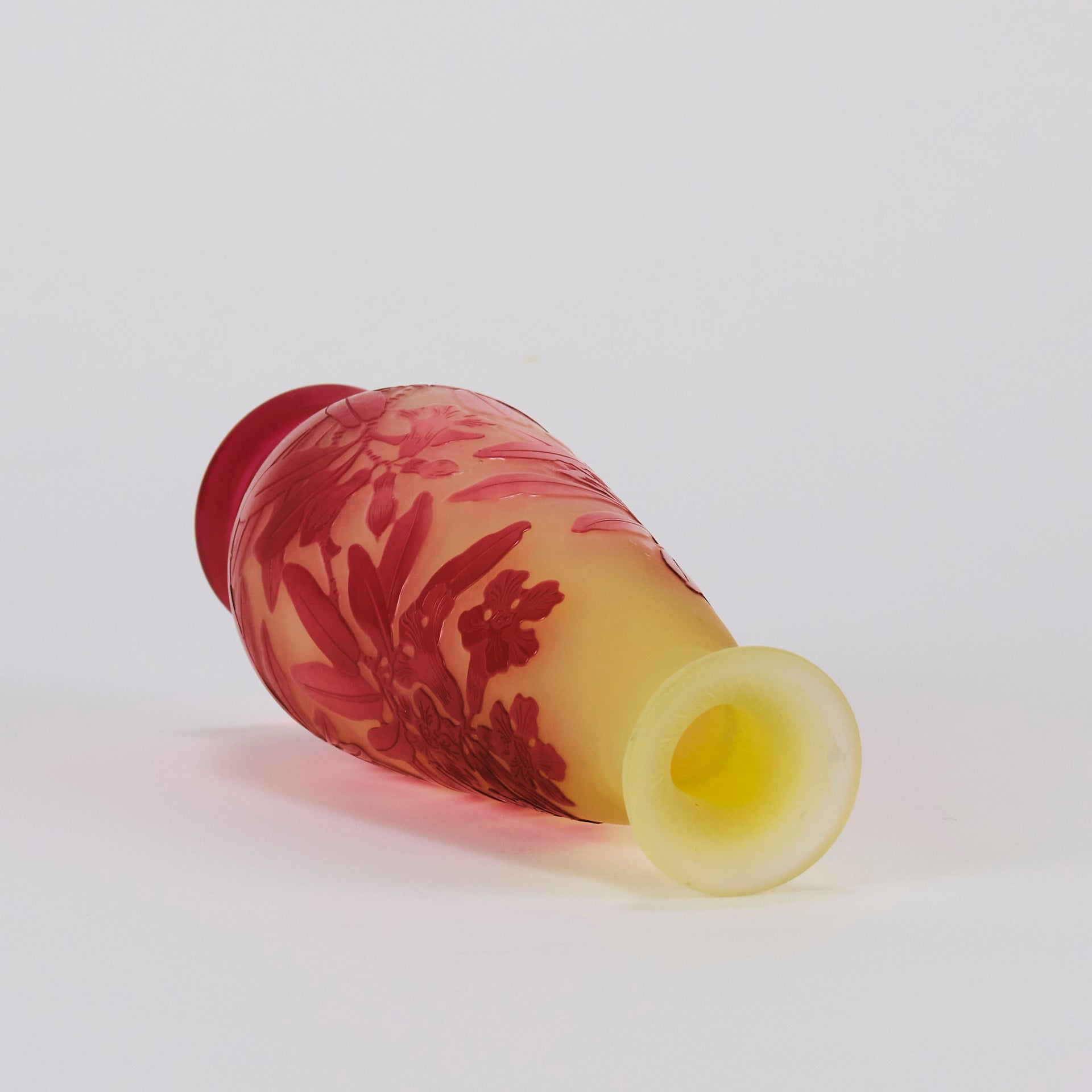 Emile Galle - Art Nouveau Glass - Galle vase - Cabinet Vase - art nouveau glass vase – Hickmet Fine Arts