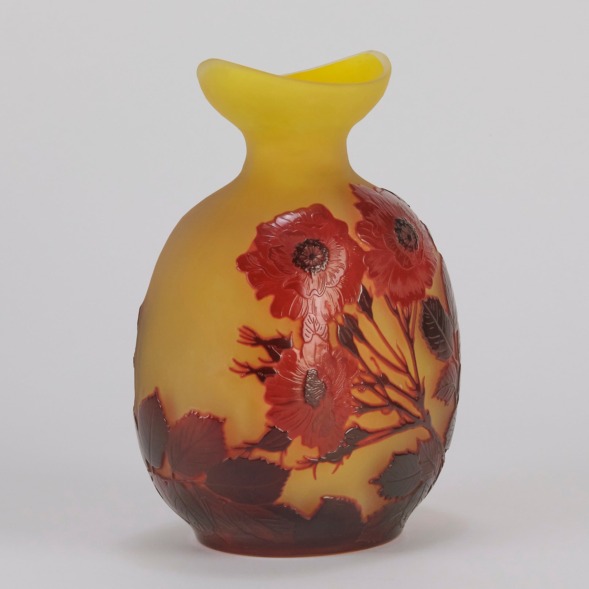 Moon Vase by Emile Gallé - Art Nouveau - Hickmet Fine Arts