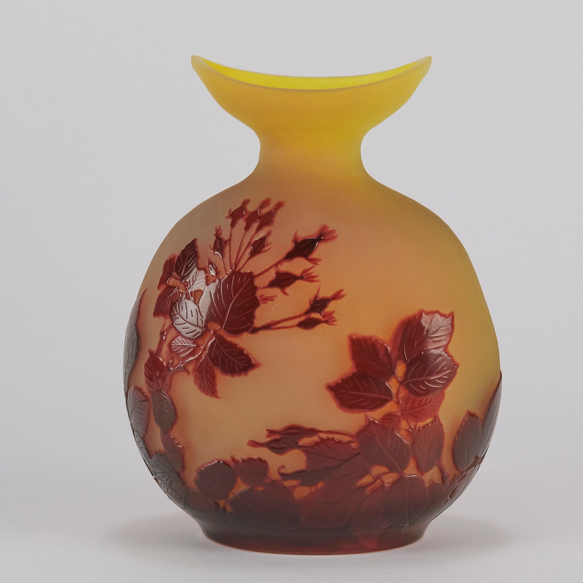 Moon Vase by Emile Gallé - Art Nouveau - Hickmet Fine Arts
