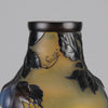 Galle Vase - Plum Souffle Vase - Emile Galle - Art Nouveau Glass Vase - Hickmet Fine Arts