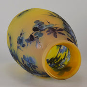 Emile Galle - Art Nouveau Glass - Galle vase - Prunus Spinosa - art nouveau glass vase – Hickmet Fine Arts