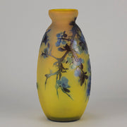 Emile Galle - Art Nouveau Glass - Galle vase - Prunus Spinosa - art nouveau glass vase – Hickmet Fine Arts