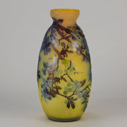 Emile Galle - Art Nouveau Glass - Galle vase - Prunus Spinosa - art nouveau glass vase – Hickmet Fine Arts