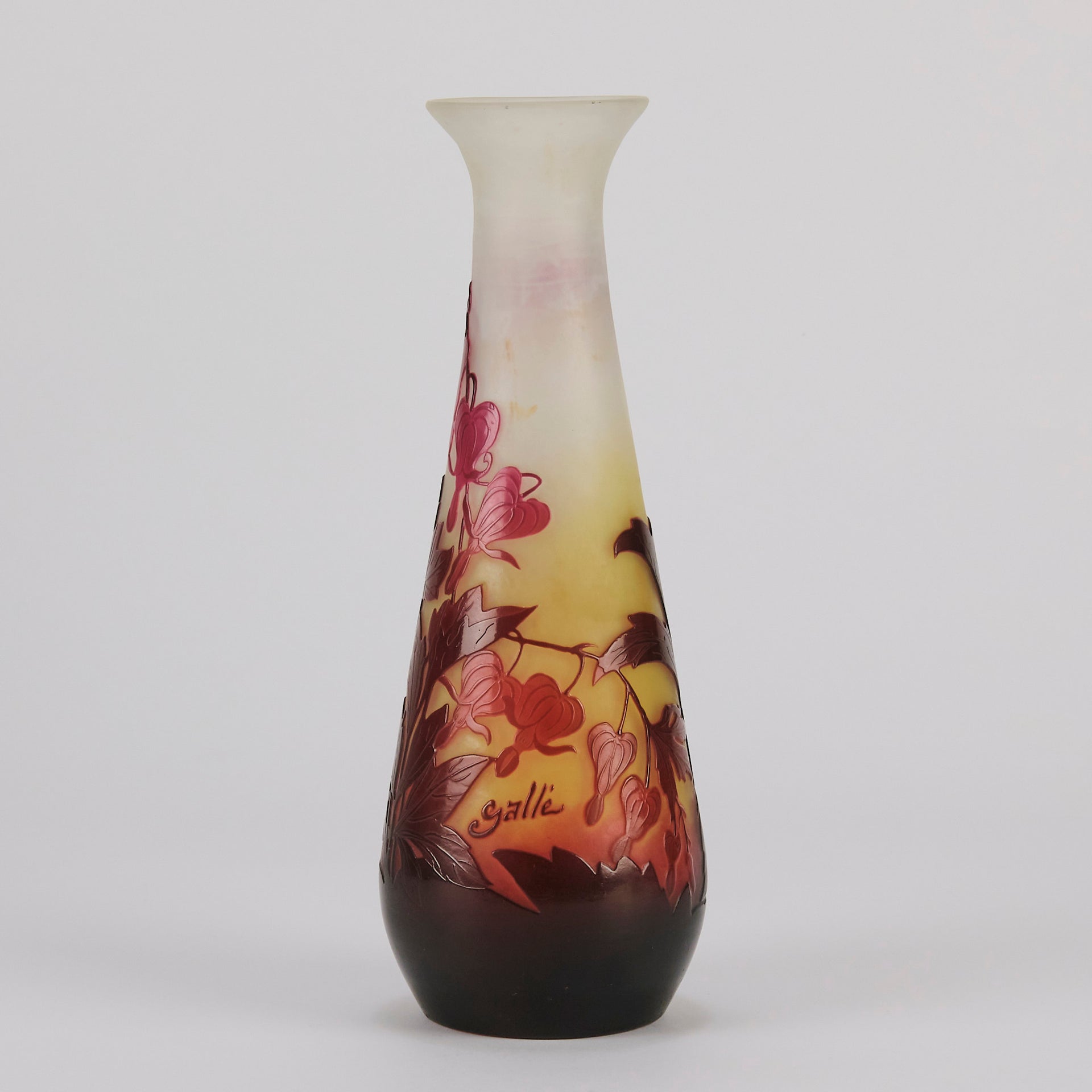 Emile Galle Flower Vase - Art Nouveau - Hickmet Fine Arts