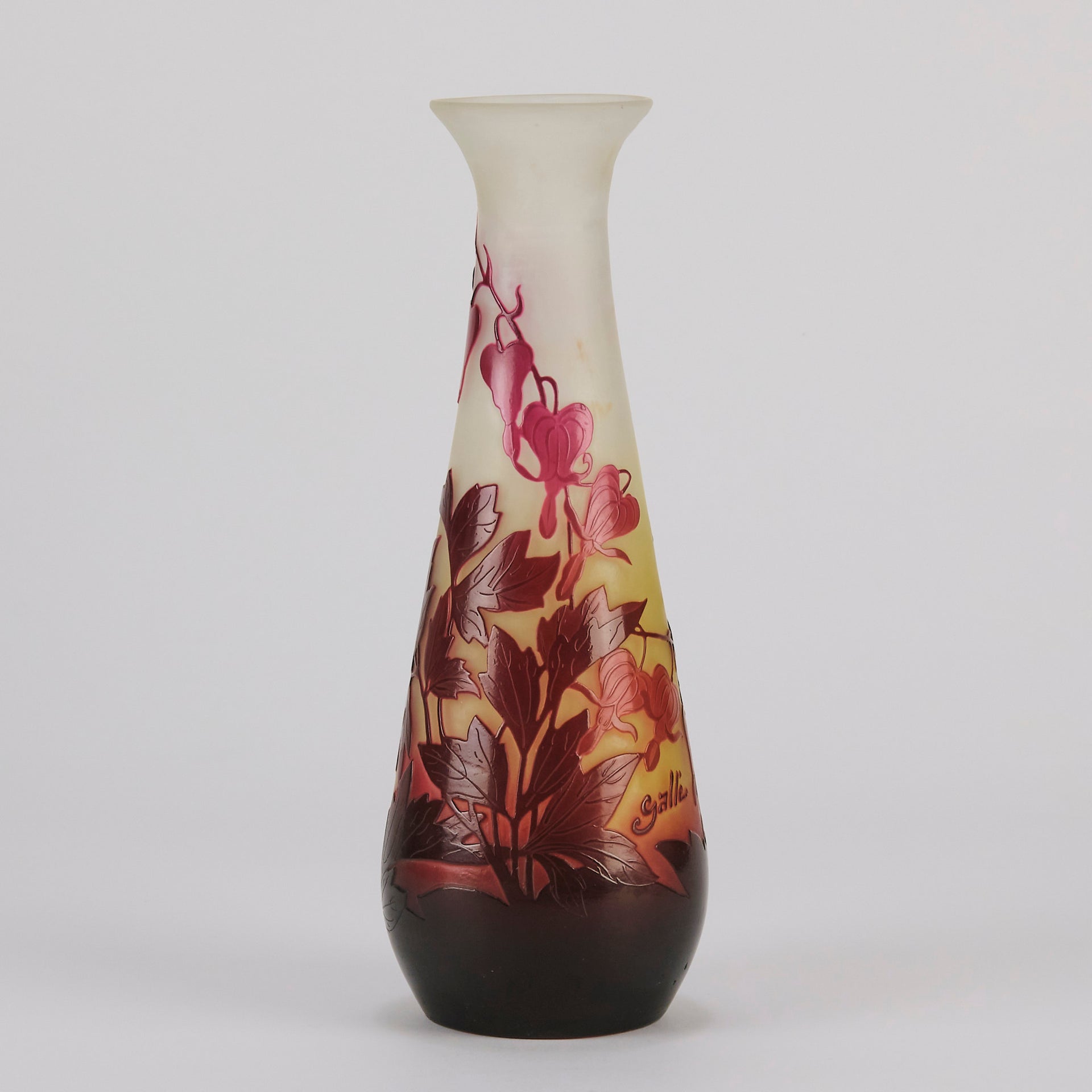 Emile Galle Flower Vase - Art Nouveau - Hickmet Fine Arts