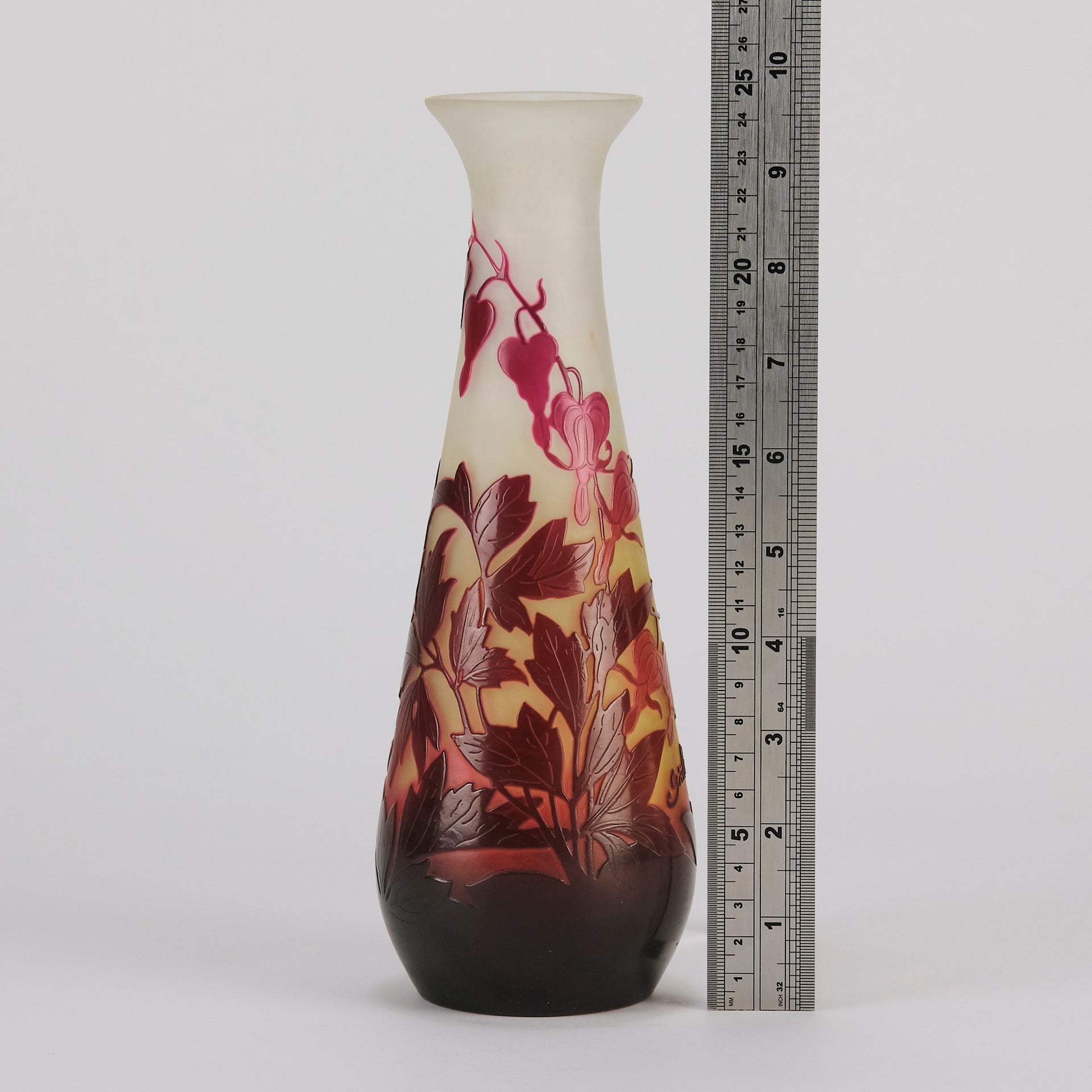 Emile Galle Flower Vase - Art Nouveau - Hickmet Fine Arts
