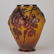 Soufflé Gallé Cameo Glass Vase