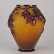 Soufflé Gallé Cameo Glass Vase