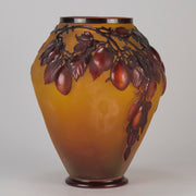 Soufflé Gallé Cameo Glass Vase