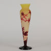Tall Fuschias Vase by Emile Gallé - Art Nouveau - Hickmet Fine Arts