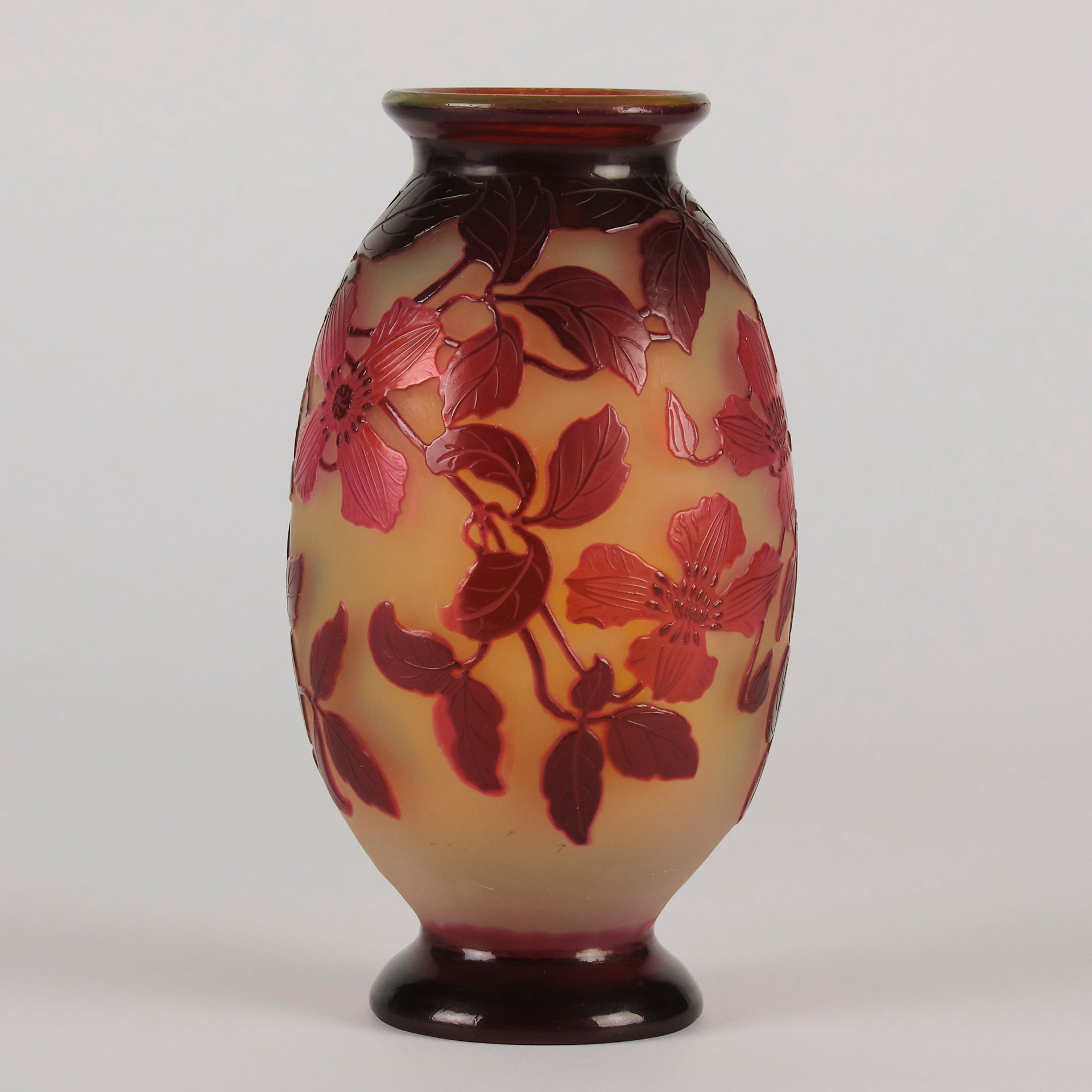 Emile Gallé Trailing Flower Vase - Art Nouveau - Hickmet Fine Arts