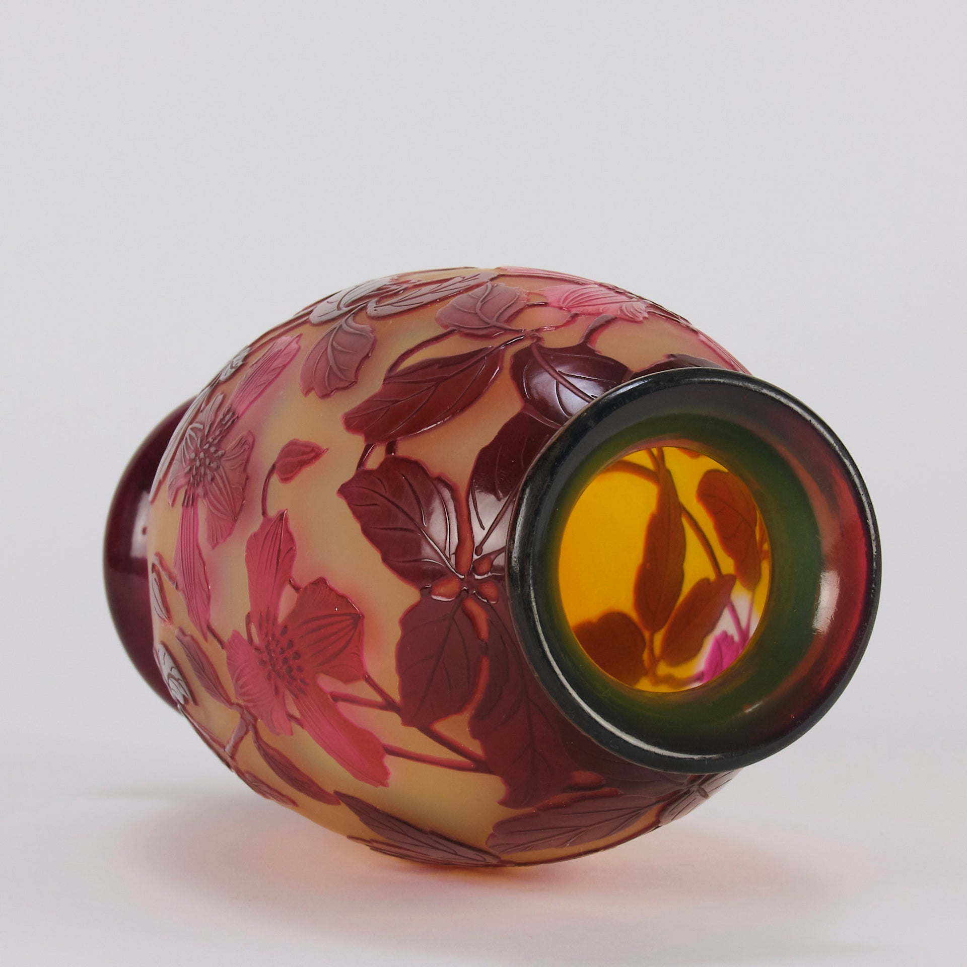 Emile Gallé Trailing Flower Vase - Art Nouveau - Hickmet Fine Arts