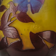 Emile Galle - Art Nouveau Glass - Galle vase - Tri-colour Floral Vase - art nouveau glass vase – Hickmet Fine Arts