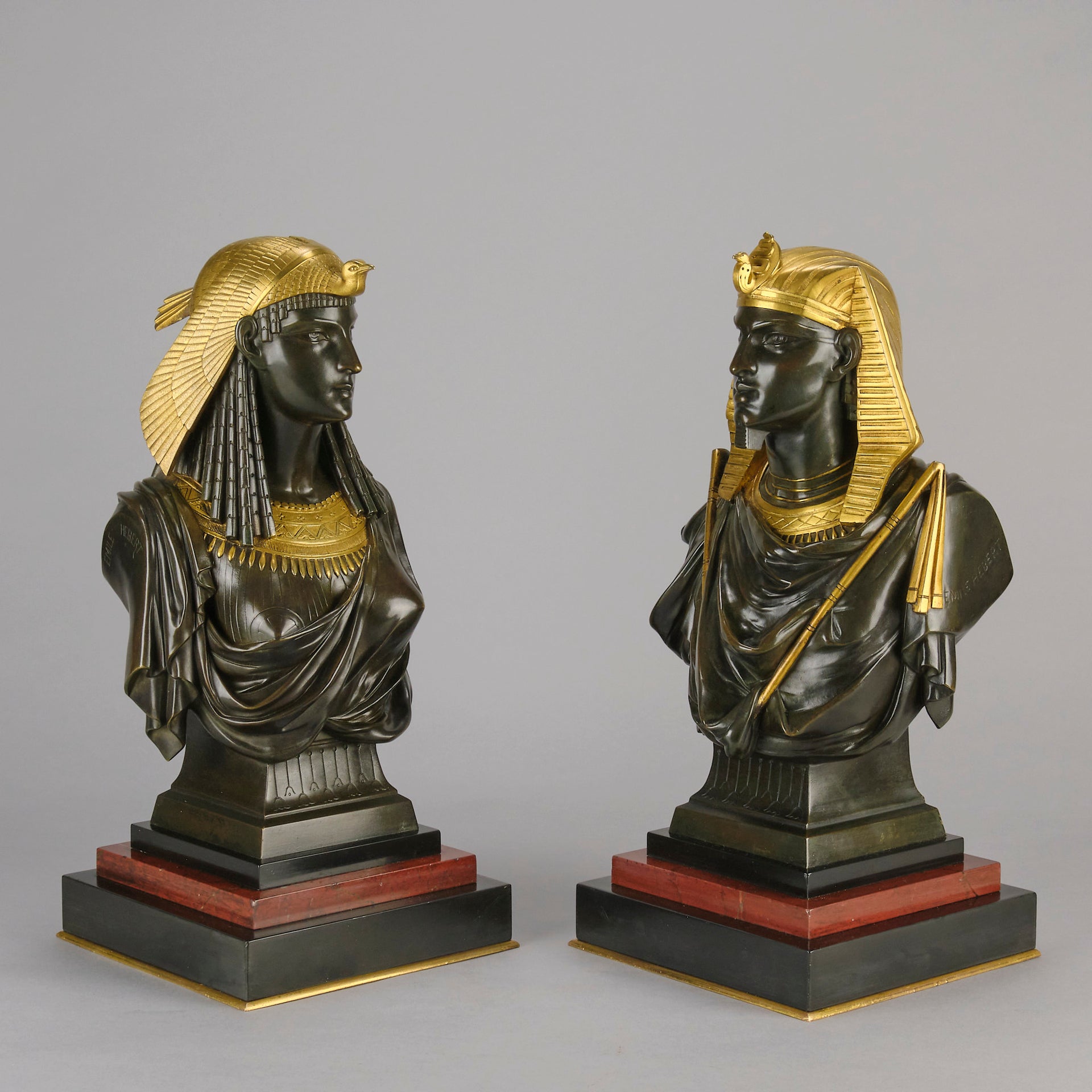 Isis and Ramses Hebert Bronze