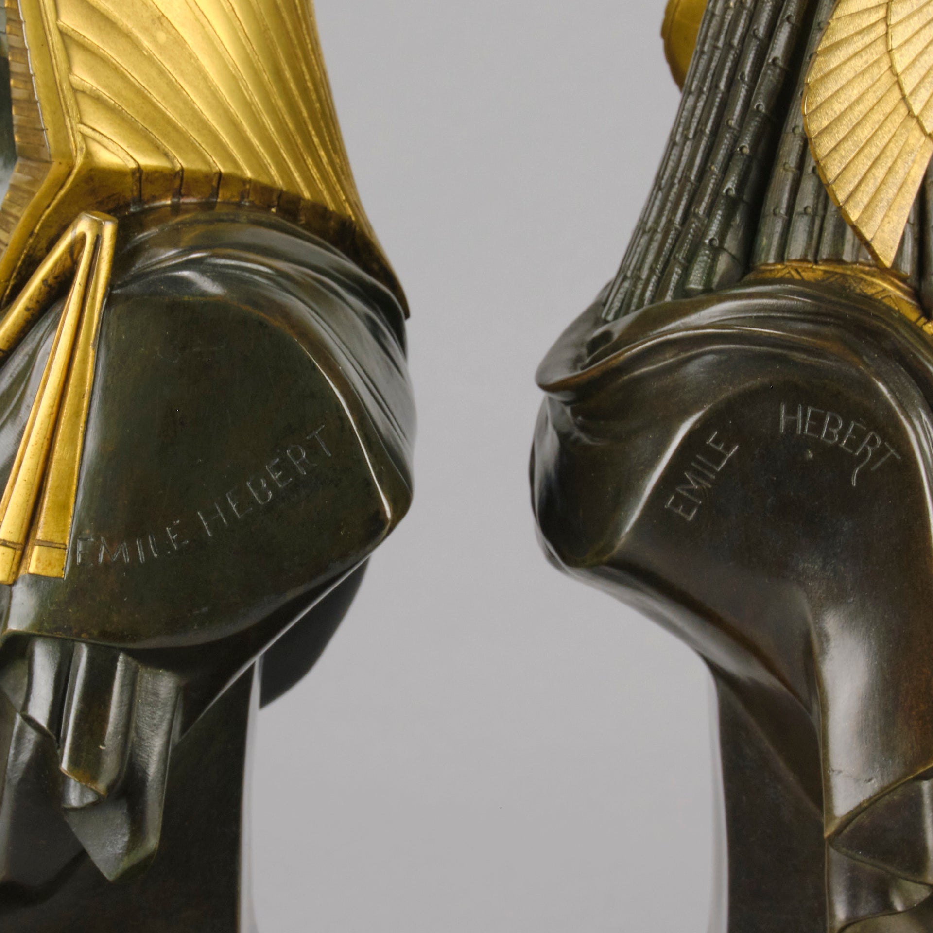 Isis and Ramses Hebert Bronze