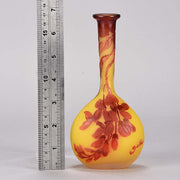 Emile Gallé Banjo Vase Cameo Glass