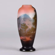 Emile Galle Landscape Vase - Hickmet Fine Arts 