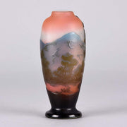 Emile Galle Landscape Vase - Hickmet Fine Arts 