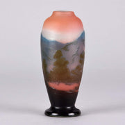 Emile Galle Landscape Vase - Hickmet Fine Arts 