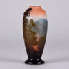Emile Galle Landscape Vase - Hickmet Fine Arts 