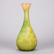 Emile Gallé - Art Nouveau Glass - Large Floral Vase