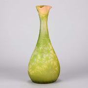 Emile Gallé - Art Nouveau Glass - Large Floral Vase