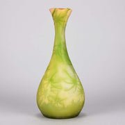 Emile Gallé - Art Nouveau Glass - Large Floral Vase