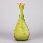 Emile Gallé - Art Nouveau Glass - Large Floral Vase