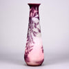 Art Nouveau glass Emile Galle Flower Vase - Hickmet Fine Arts