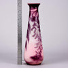 Art Nouveau glass Emile Galle Flower Vase - Hickmet Fine Arts