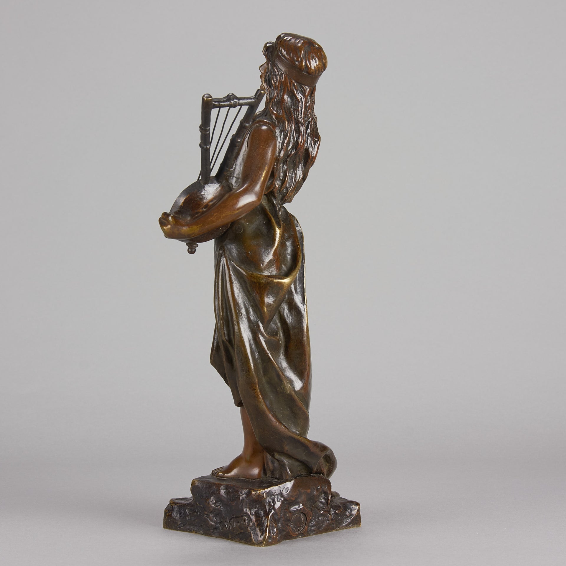 Villanis Antique Bronze Bohemienne - Villanis, Emmanuel –  Antique Bronze Statues -Hickmet Fine Arts