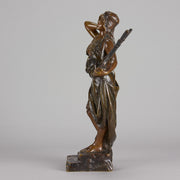 Villanis Antique Bronze Bohemienne - Villanis, Emmanuel –  Antique Bronze Statues -Hickmet Fine Arts