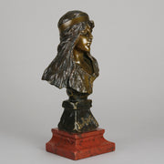Villanis Bronze Bust Bohemienne