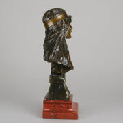 Villanis Bronze Bust Bohemienne