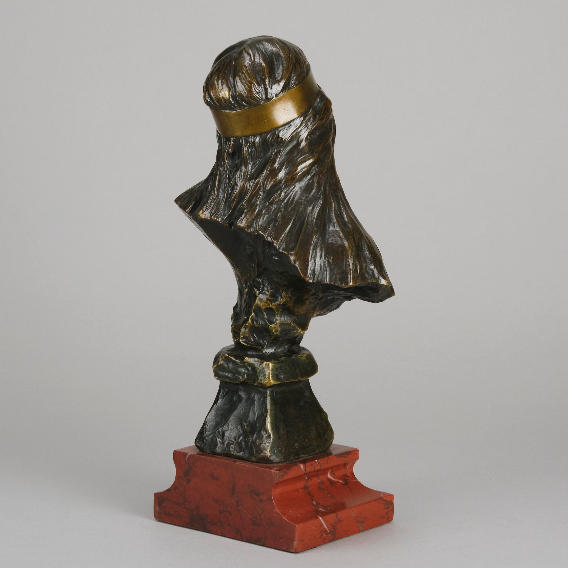 Villanis Bronze Bust Bohemienne
