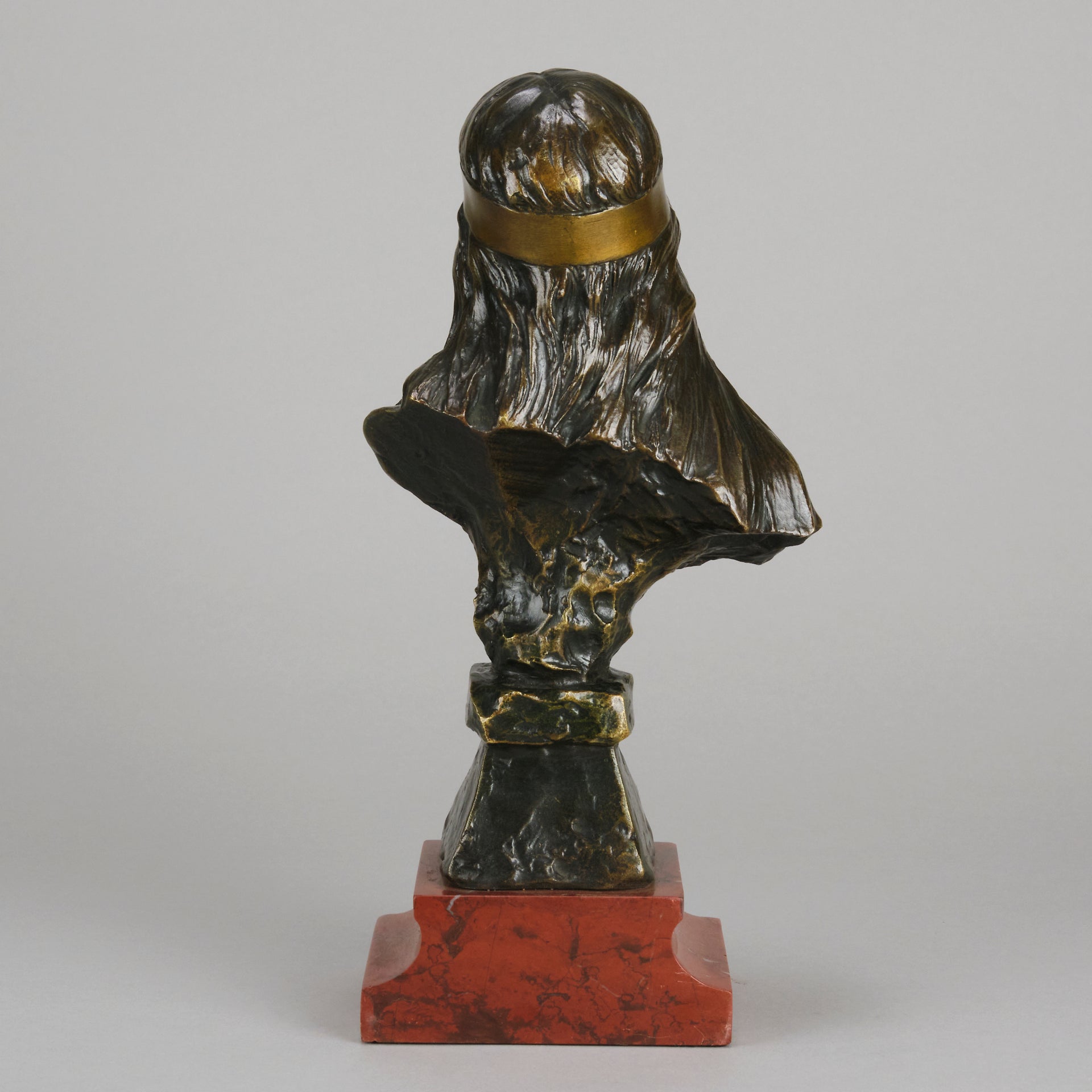 Villanis Bronze Bust Bohemienne